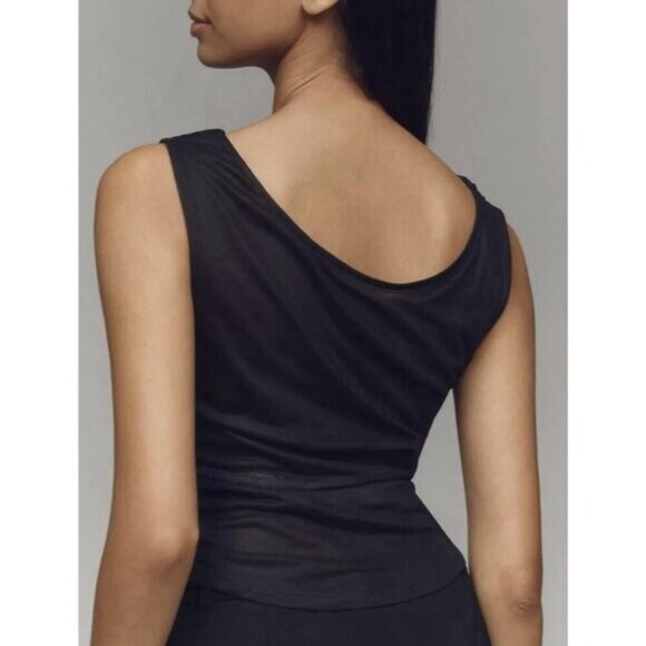 NWT Size M - Anthropologie The Sloane Cowl-Neck  blouse Tank (NWT US$ 68) - Picture 7 of 16